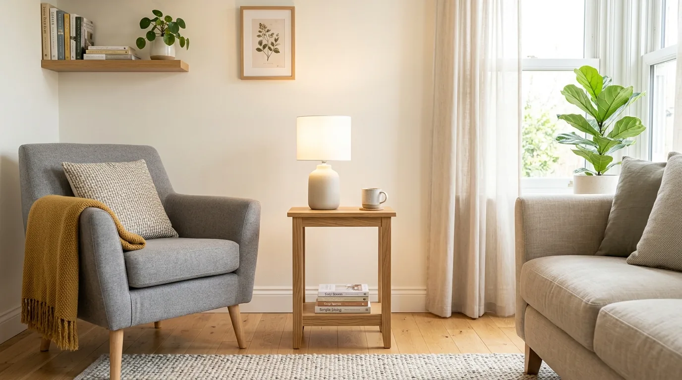 Choose warm light for a relaxing feel